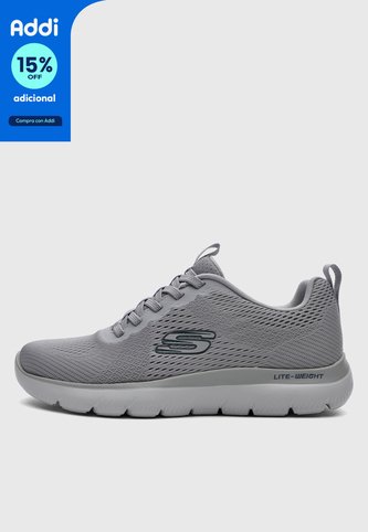 Tenis Running SKECHERS Summits Gris Skechers