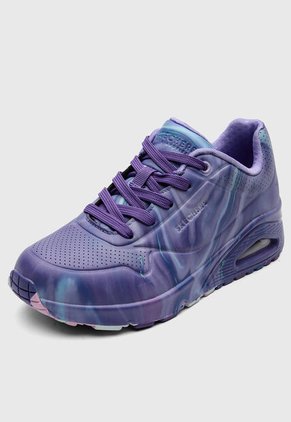 Tenis SKECHERS Uno - Like Water Violeta