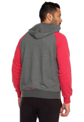 Buzo Gris-Rojo Skechers