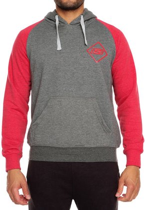 Buzo Gris-Rojo Skechers