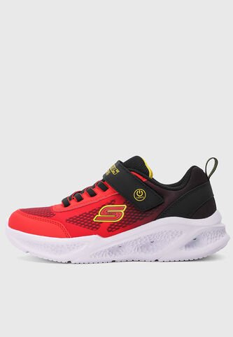 Tenis SKECHERS Meteor Lights Rojo Skechers