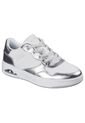 Tenis Skechers Mujer  Uno Ctl  Air-CooledMF Plata Metálico de Skechers
