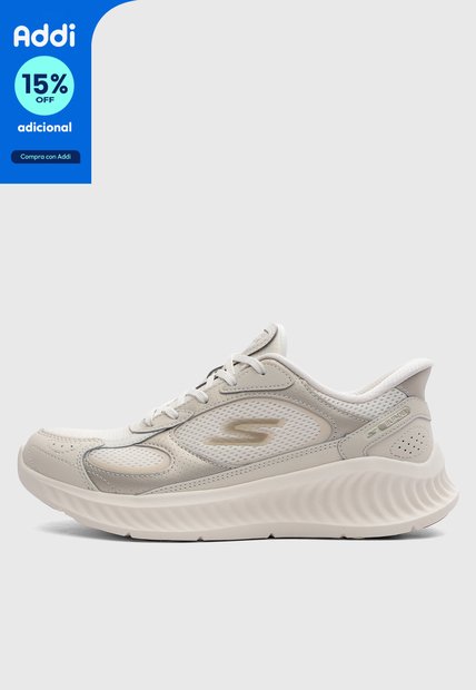 Tenis Walking SKECHERS Go walk Now Marfil