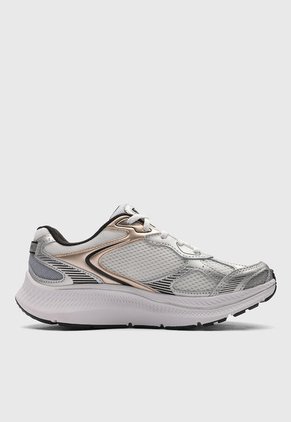 Tenis Running Blanco-Plateado-Oro Rosa SKECHERS Go Run Consistent 2.0 - Volt