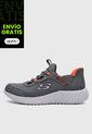 Tenis Lifestyle SKECHERS Bounder Brisk Burst Gris de Skechers