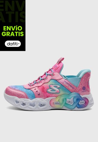 Tenis Lifestyle SKECHERS Infinite Heart Lights Multicolor Skechers