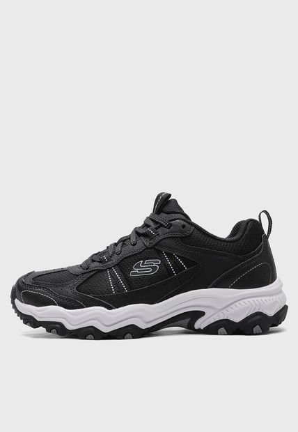 Tenis Outdoor Negro-Blanco Skechers Stamina AT