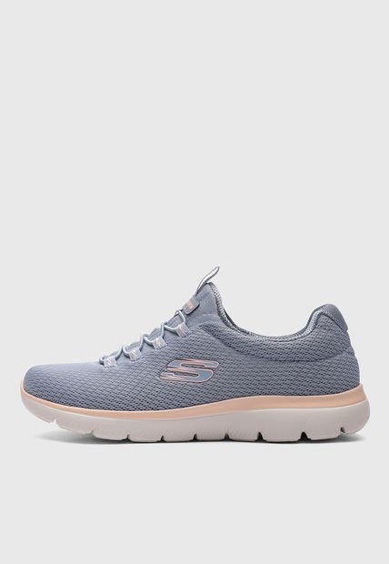 Tenis Lifestyle Azul Lavanda-Blanco-Palo Rosa SKECHERS Summits - Summer Blush