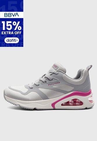 Tenis SKECHERS Tres-Air Uno Gris Skechers