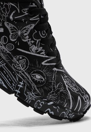 Tenis Lifestyle Negro-Blanco Skechers Street Uno - x Vexx