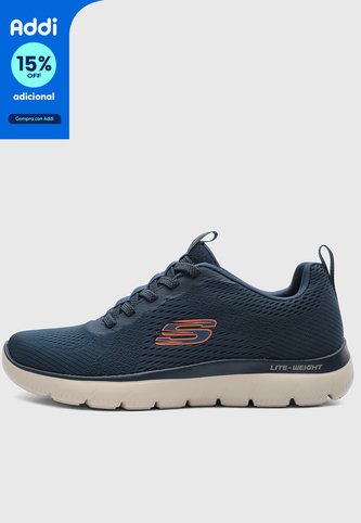Tenis Lifestyle SKECHERS Summits - Eckler Azul Skechers