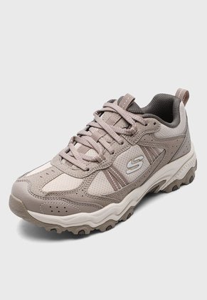 Tenis de Senderismo Beige Skechers Stamina AT