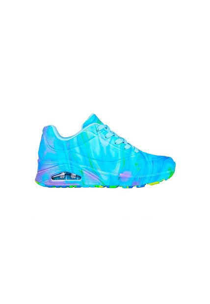 Tenis Mujer Skechers Uno Like Water - Azul