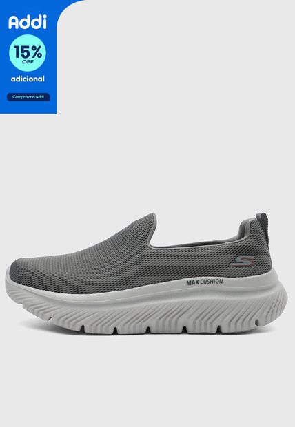 Tenis Walking SKECHERS Go Walk Max Cushioning Hyper Burst Gris