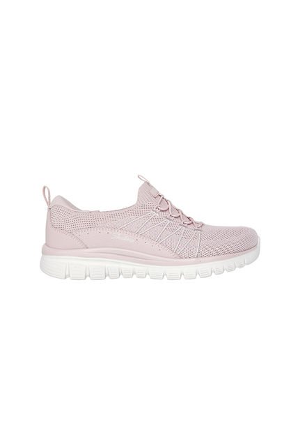 SKECHERS TENIS GRACEFUL LIFE STYLE DAMA ROSADO 
