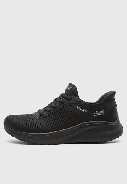 Tenis Lifestyle SKECHERS BOBS Sport Squad Chaos Negro