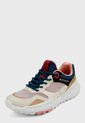 Tenis Beige-Blanco-Azul Skechers Monster de Skechers