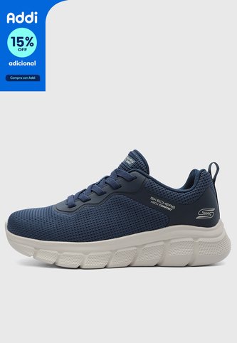 Tenis Lifestyle SKECHERS Bobs Sport B Flex Azul Skechers