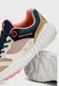 Tenis Beige-Blanco-Azul Skechers Monster de Skechers