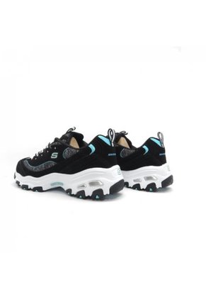 TENIS SKECHERS DLITES-ME TIME BLACK/TURQUOISE