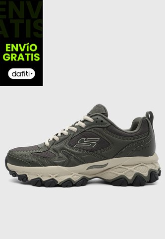 Tenis Outdoor SKECHERS Arch Fit Akhidime - Rindge Verde Oliva Skechers