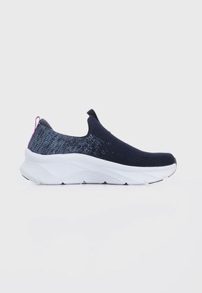 Tenis Training Azul Navy-Blanco-Fucsia Skechers Key Journey