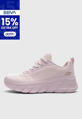 Tenis SKECHERS BOBS B Flex Hi - Flying HI Rosa Skechers