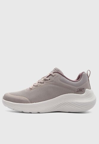 Tenis SKECHERS BOBS Squad Waves Taupe Skechers