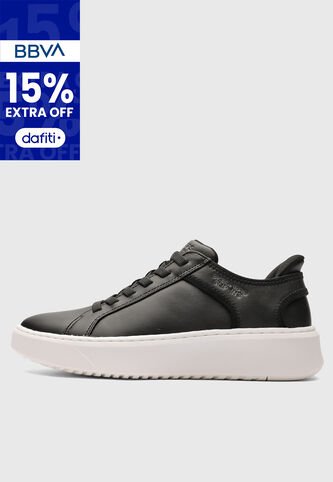 Tenis SKECHERS Court Break - Double Vented Negro Skechers