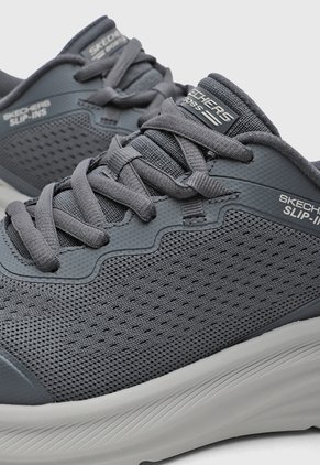 Tenis Lifestyle SKECHERS Bobs Skillz Gris Oscuro