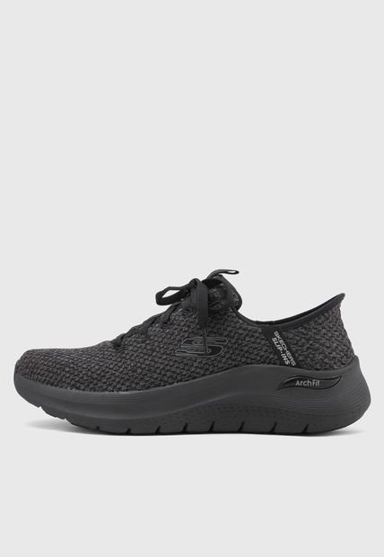 Tenis Training Gris-Negro SKECHERS Slip-ins: Arch Fit 2.0