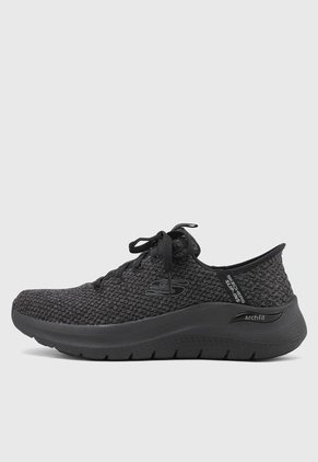 Tenis Training Gris-Negro SKECHERS Slip-ins: Arch Fit 2.0