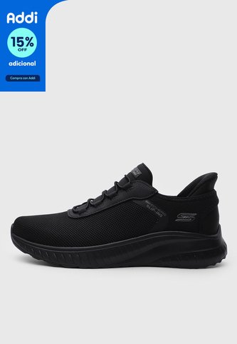 Tenis Lifestyle SKECHERS Bobs Sport Squad Chaos Negro Skechers