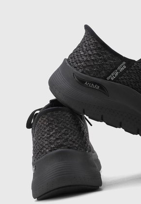 Tenis Training Gris-Negro SKECHERS Slip-ins: Arch Fit 2.0