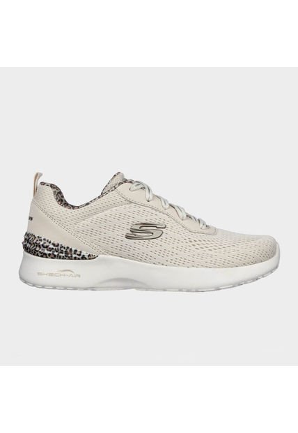 Tenis Skechers Leopard Tpu Clip Para Mujer Color Beige