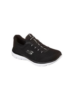 Tenis Skechers Mujer Summits - Cool Classic Negro - Blanco