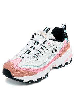 Tenis Lifestyle Blanco-Multicolor Skechers