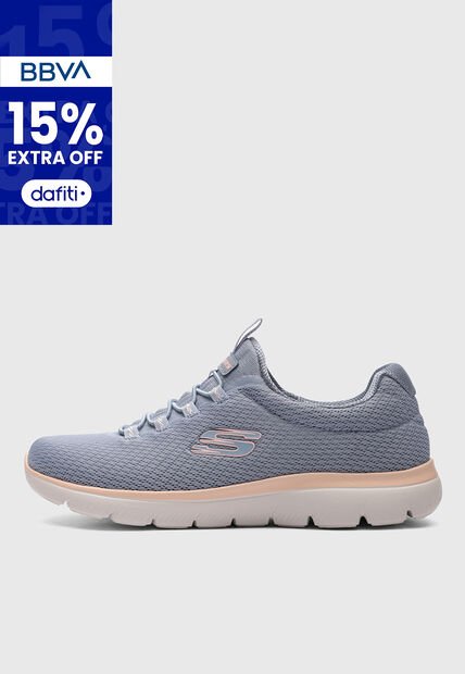 Tenis SKECHERS Summits - Summer Blush Azul