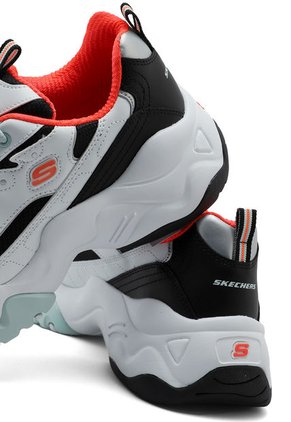 Tenis Lifestyle Blanco-Negro Skechers D lites 3.0