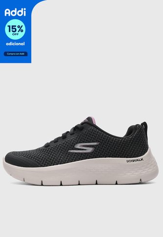 Tenis Walking SKECHERS Go Walk Flex Negro Skechers