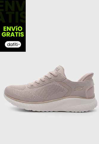 Tenis Lifestyle SKECHERS BOBS Squad Chaos - Current Muse Taupe Skechers