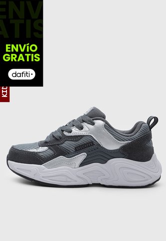 Tenis Walking SKECHERS Mega - Quake - Shadow Surge Gris Skechers