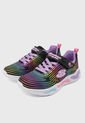Tenis Lifestyle Negro-Lila-Rosa SKECHERS S Lights - Wavy Beams de Skechers