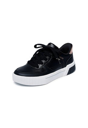Tenis Skechers Kids Jade-Metallic - Negro
