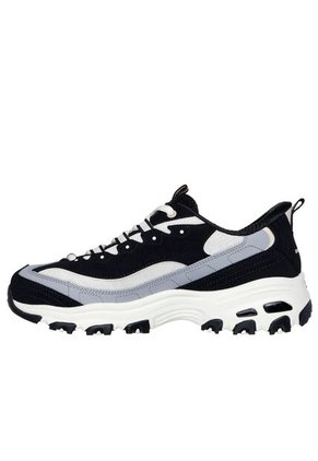 Tenis Mujer Skechers D'Lites Smooth Nostalgia - Negro