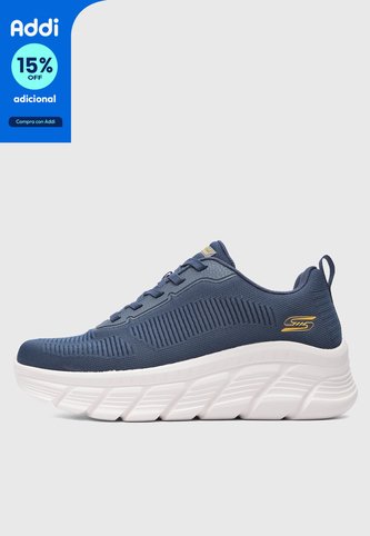Tenis Lifestyle SKECHERS Bobs B Flex Hi Azul Skechers