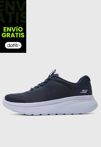 Tenis Walking SKECHERS Go Walk Arch Fit N-Joy - Amira Azul Skechers