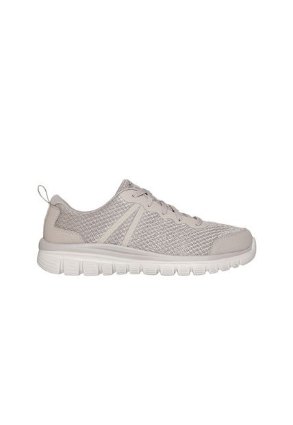 SKECHERS TENIS GRACEFUL LIFE STYLE DAMA BEIGE 