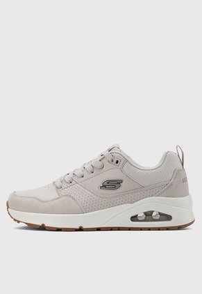 Tenis Lifestyle Beige- Blanco SKECHERS Uno - Retro One