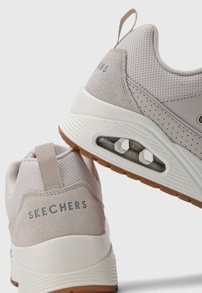 Tenis Lifestyle Beige- Blanco SKECHERS Uno - Retro One